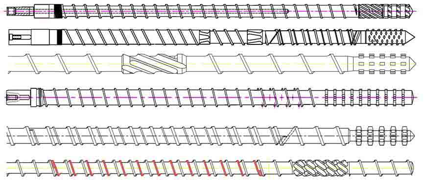 Single Extruder,extruder cylinder,barrel and screw